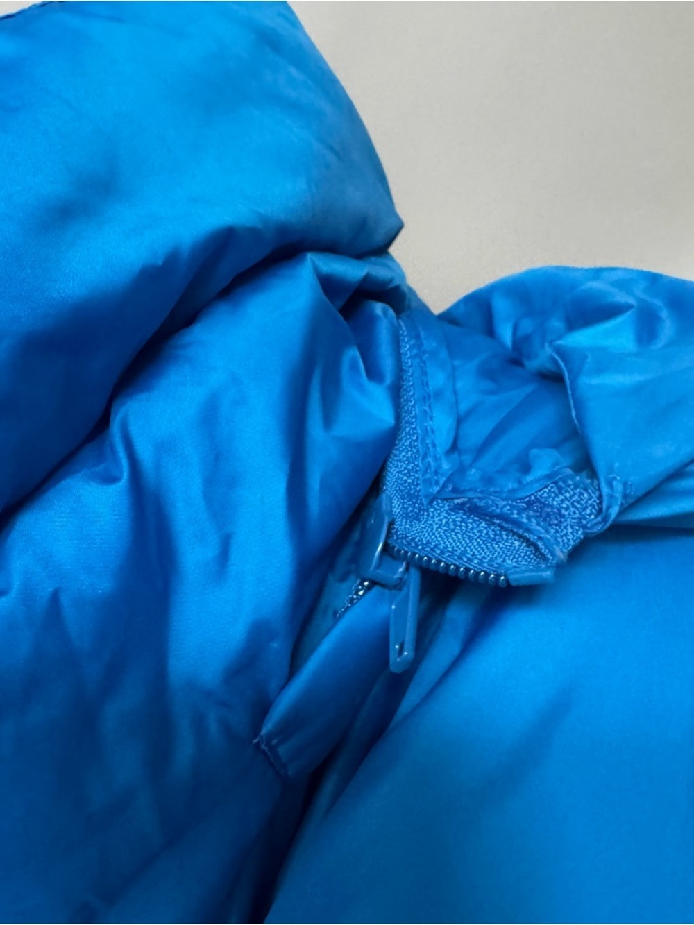 NVLT NWT Wonder Puff Cropped Puffer Jacket XL Detachable Hood Ocean - Picture 15 of 15